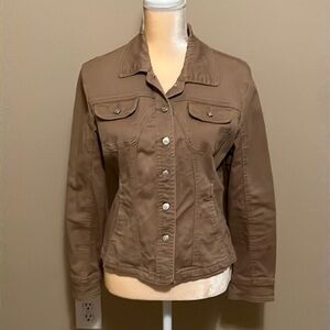 A.m.i.‎ Brown Jacket Size M